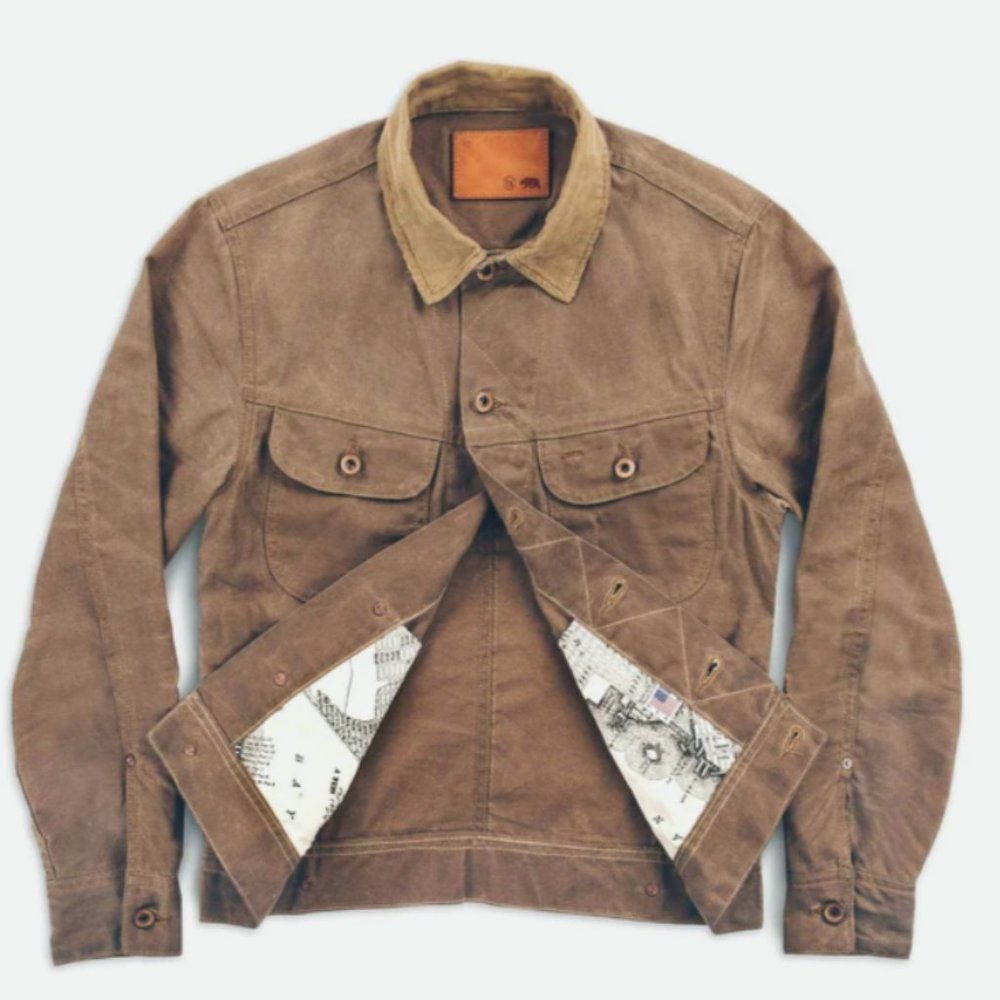 The Long Haul Jacket - Waxed Canvas - SIZE 42